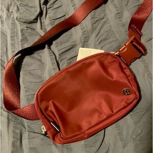 NWT Lululemon Maroon Everywhere belt bag